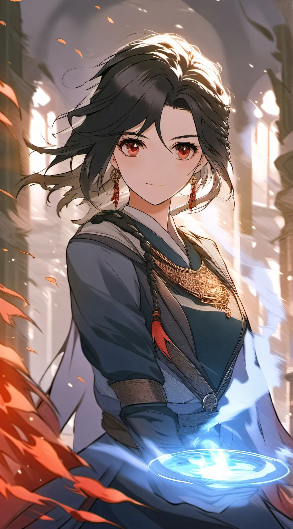 ai character: Asami background