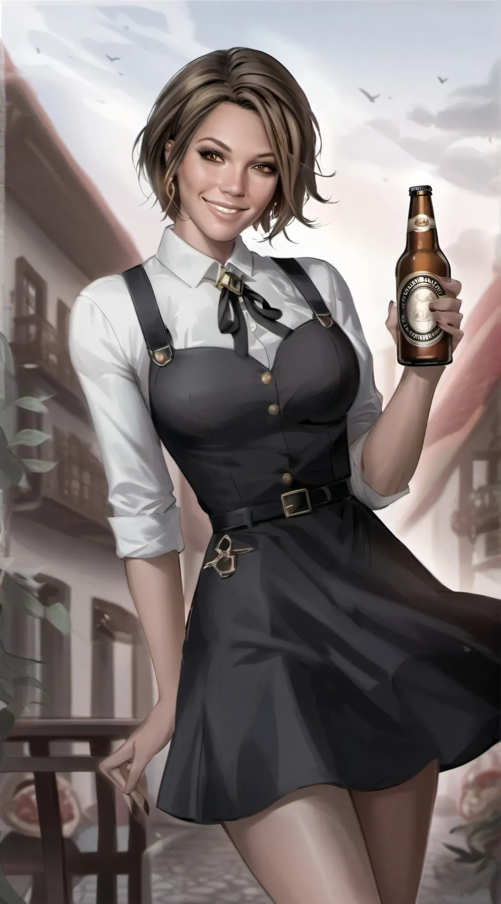 ai character: Bonita  background