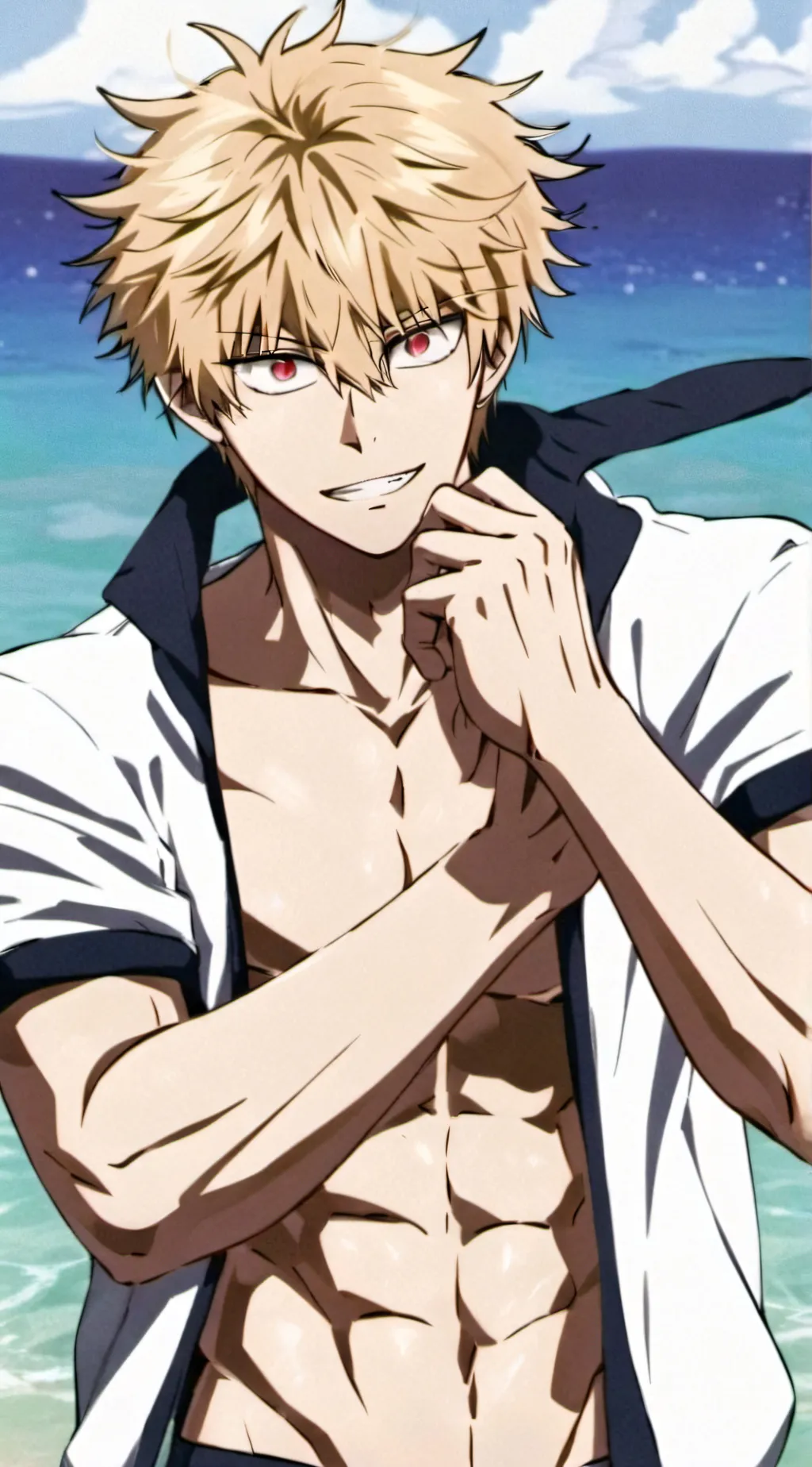 ai character: bakugo background