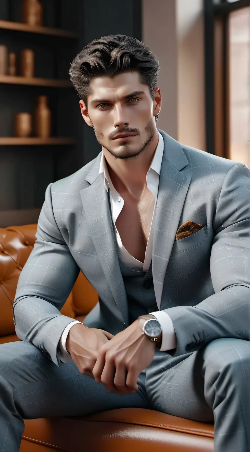 ai character: Derick Larch  background