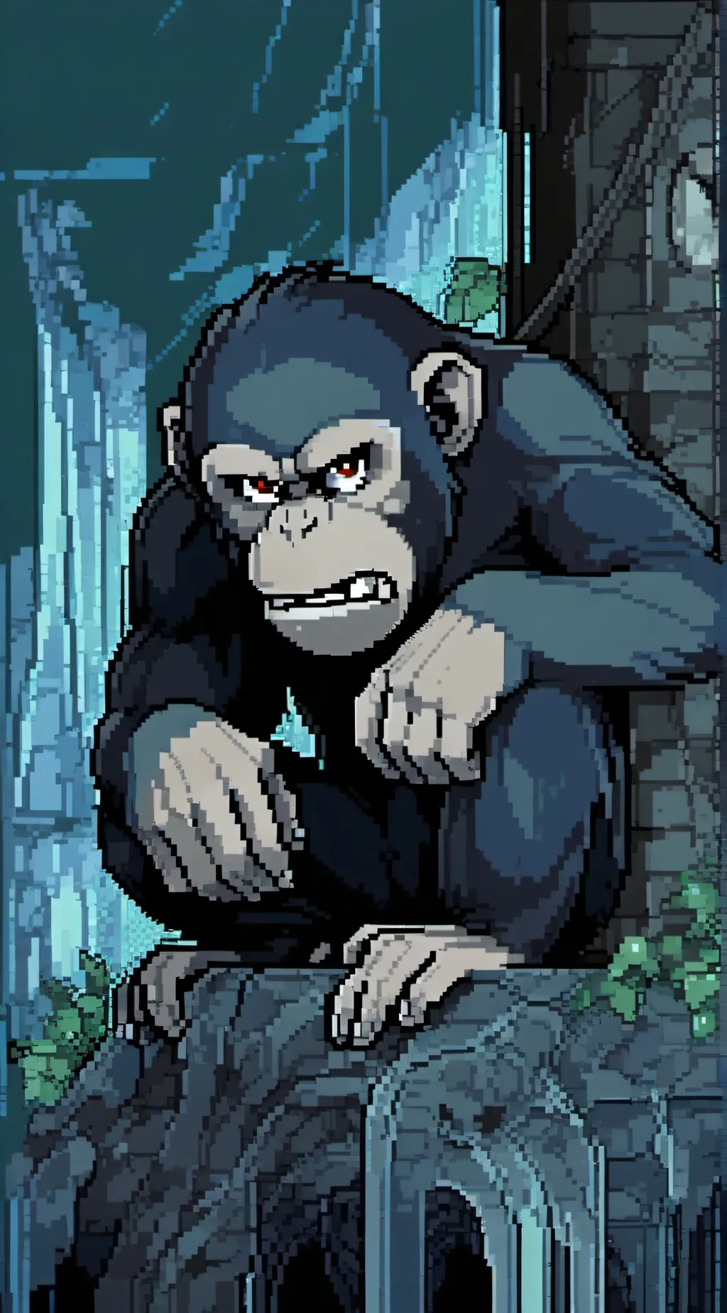 ai character: Monkegg...again background