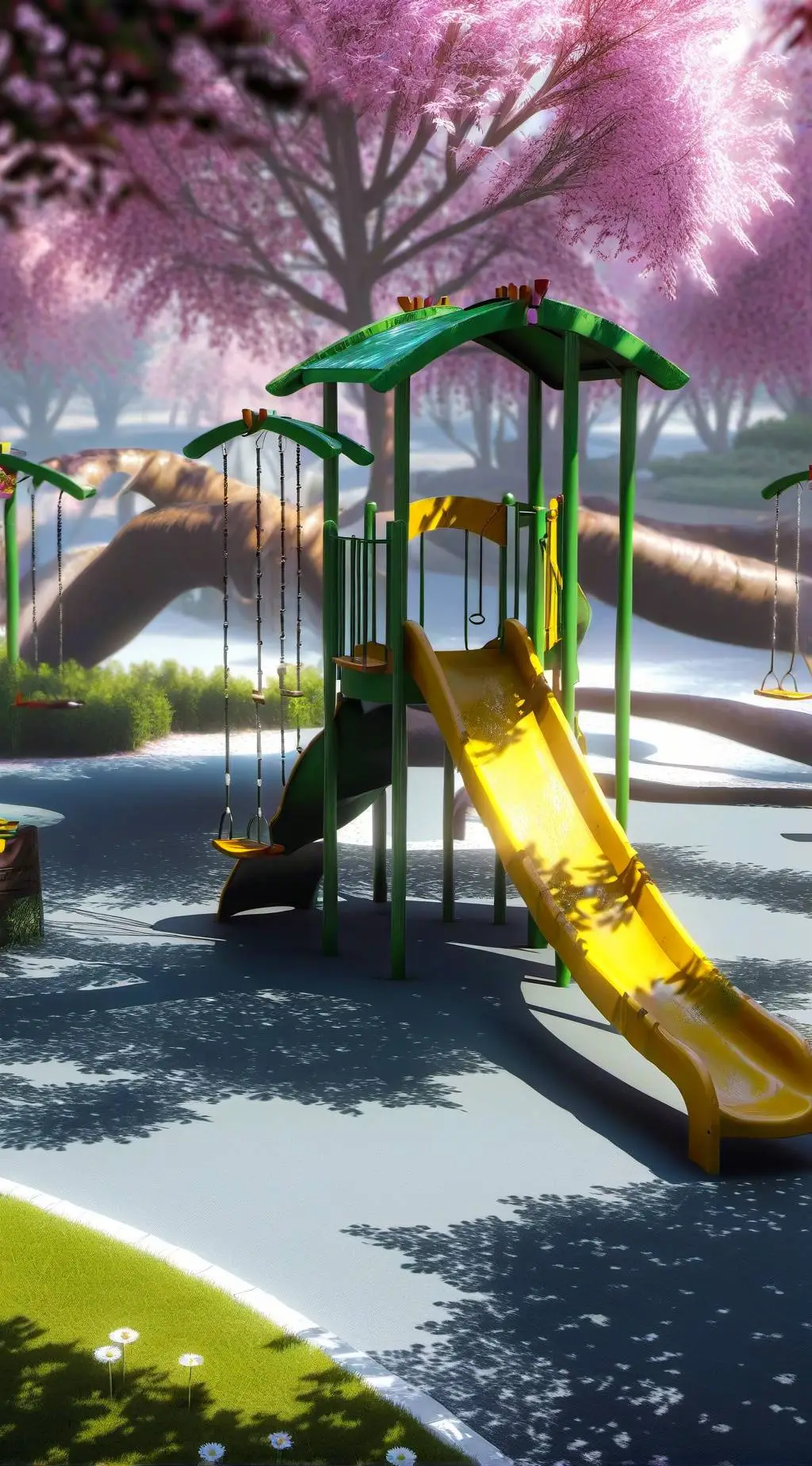 ai character: MHA park background