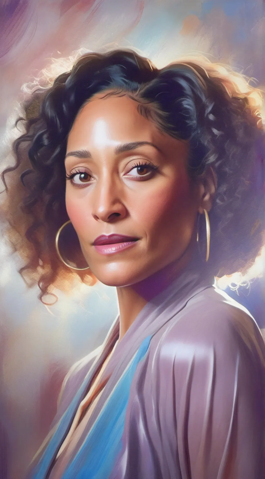 ai character: Tracee Ellis Ross background