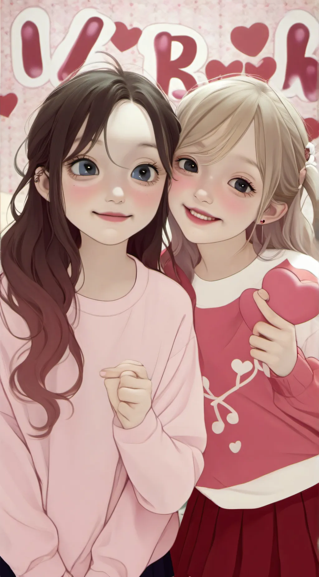 ai character:  dsrcy and Rylie  background