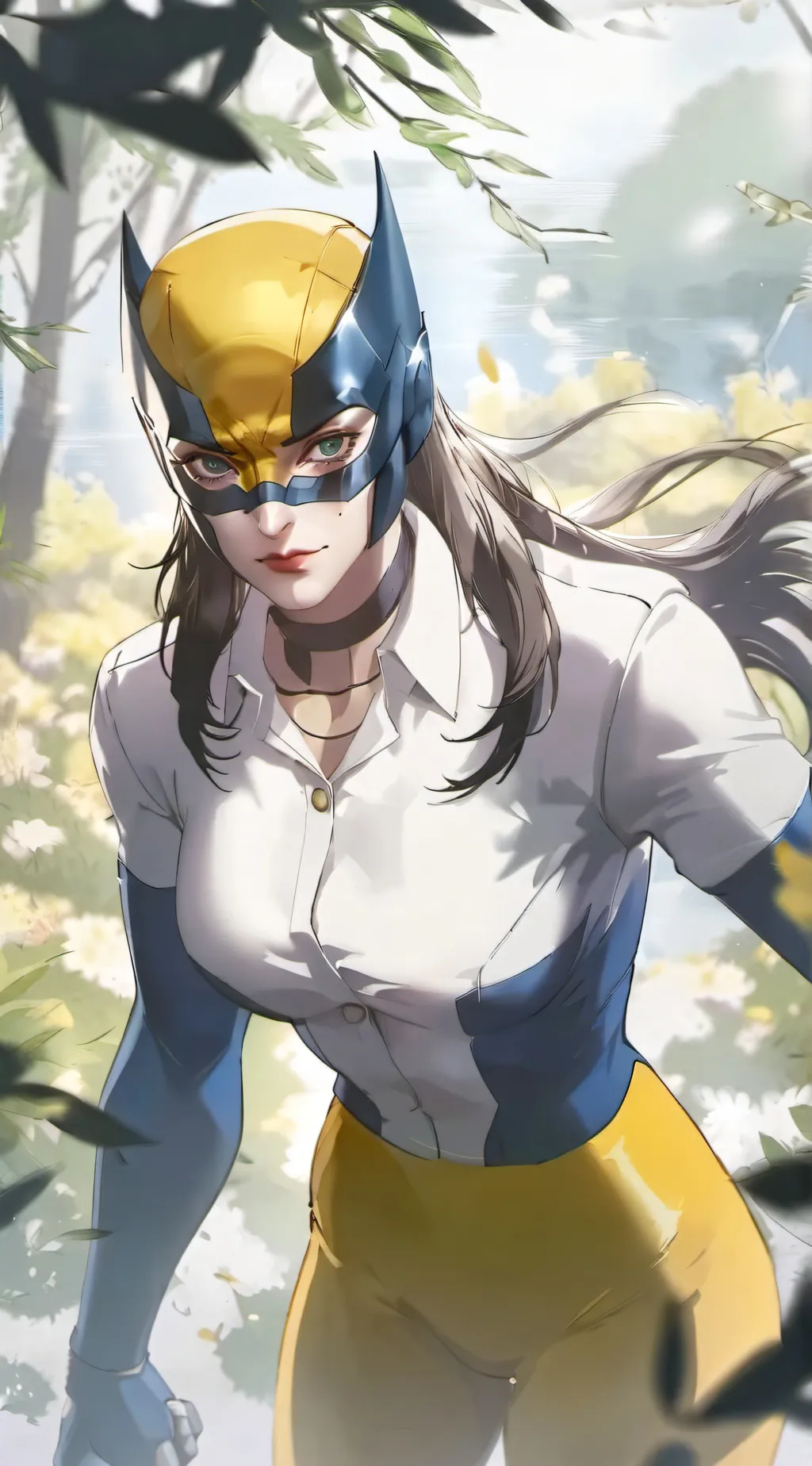 ai character: Wolverine (girl)  background