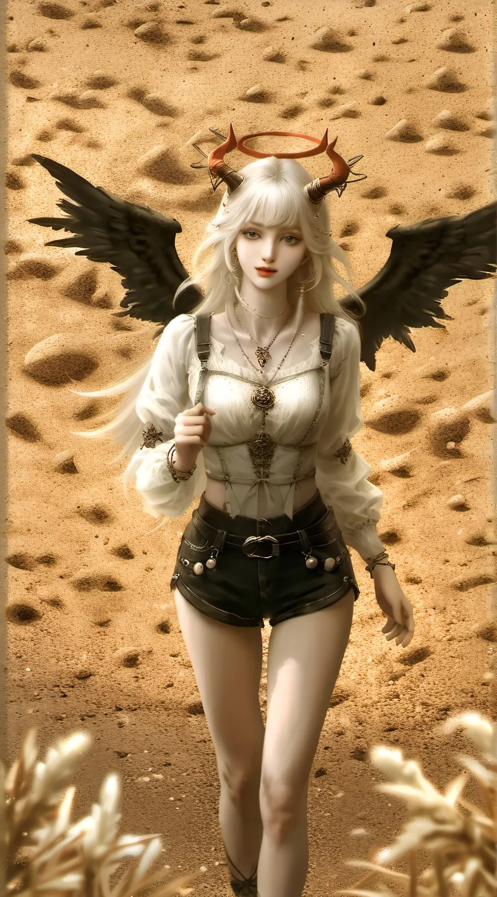 ai character: Devil  background