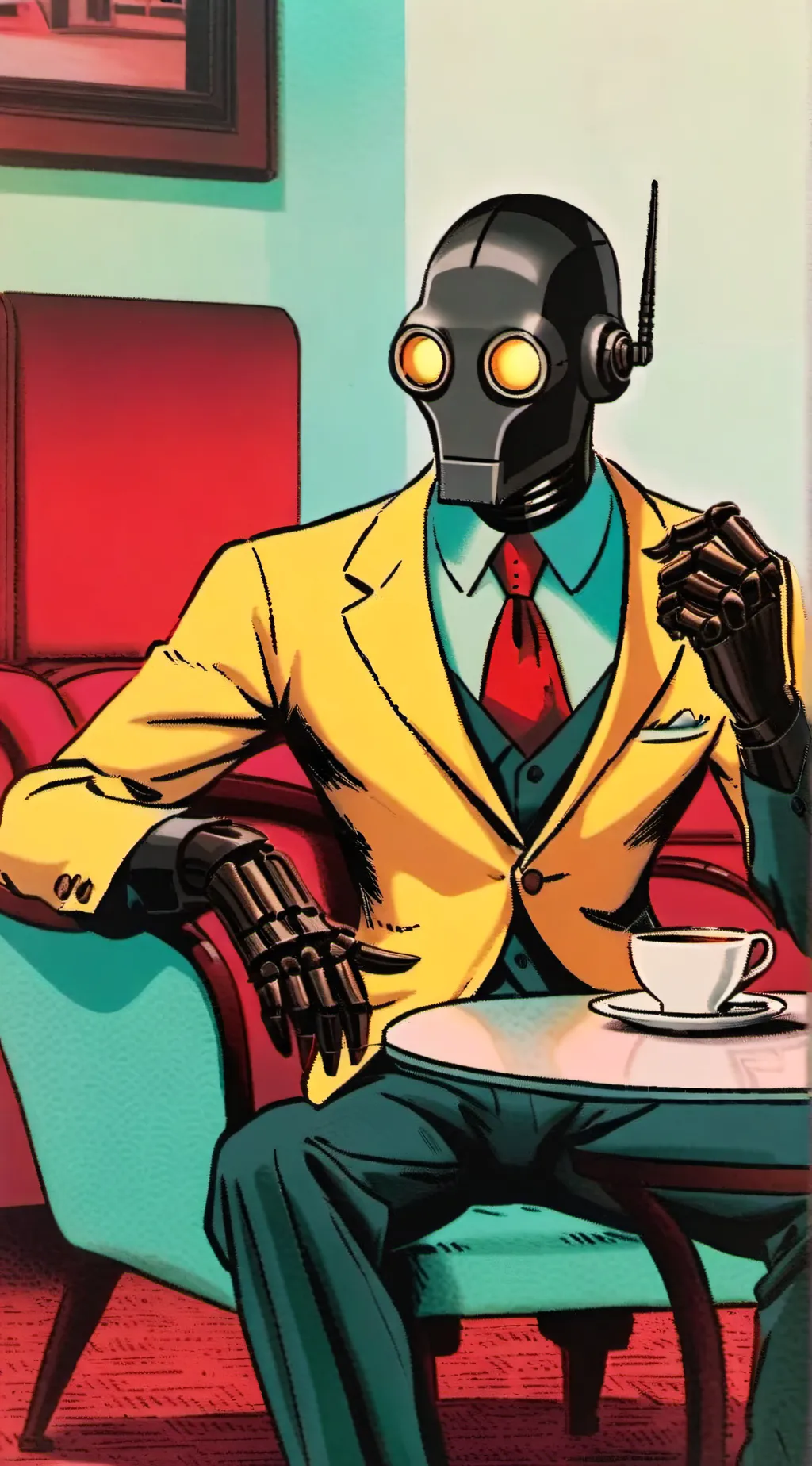 ai character: The Charisma Bot background