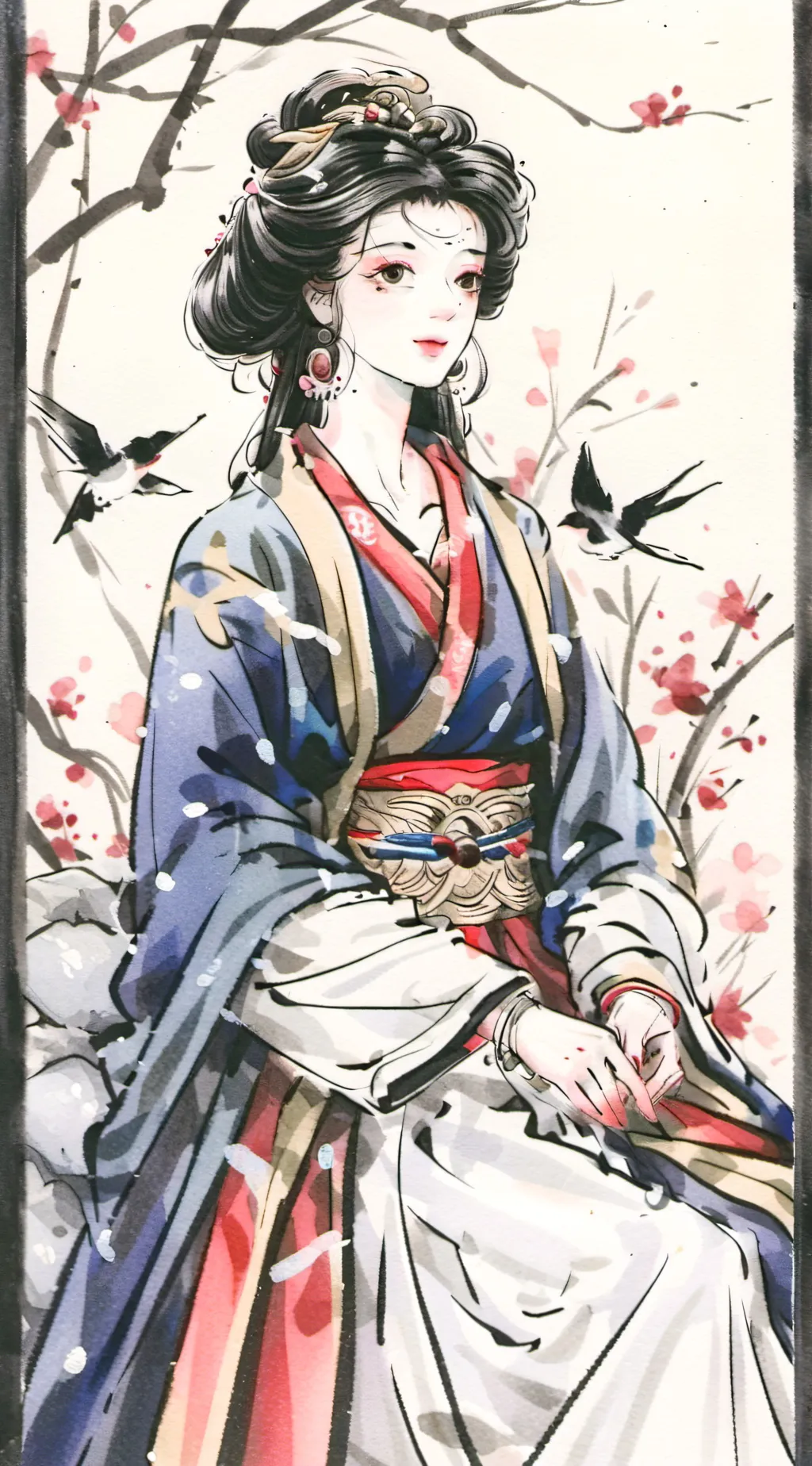 ai character: meteor garden background