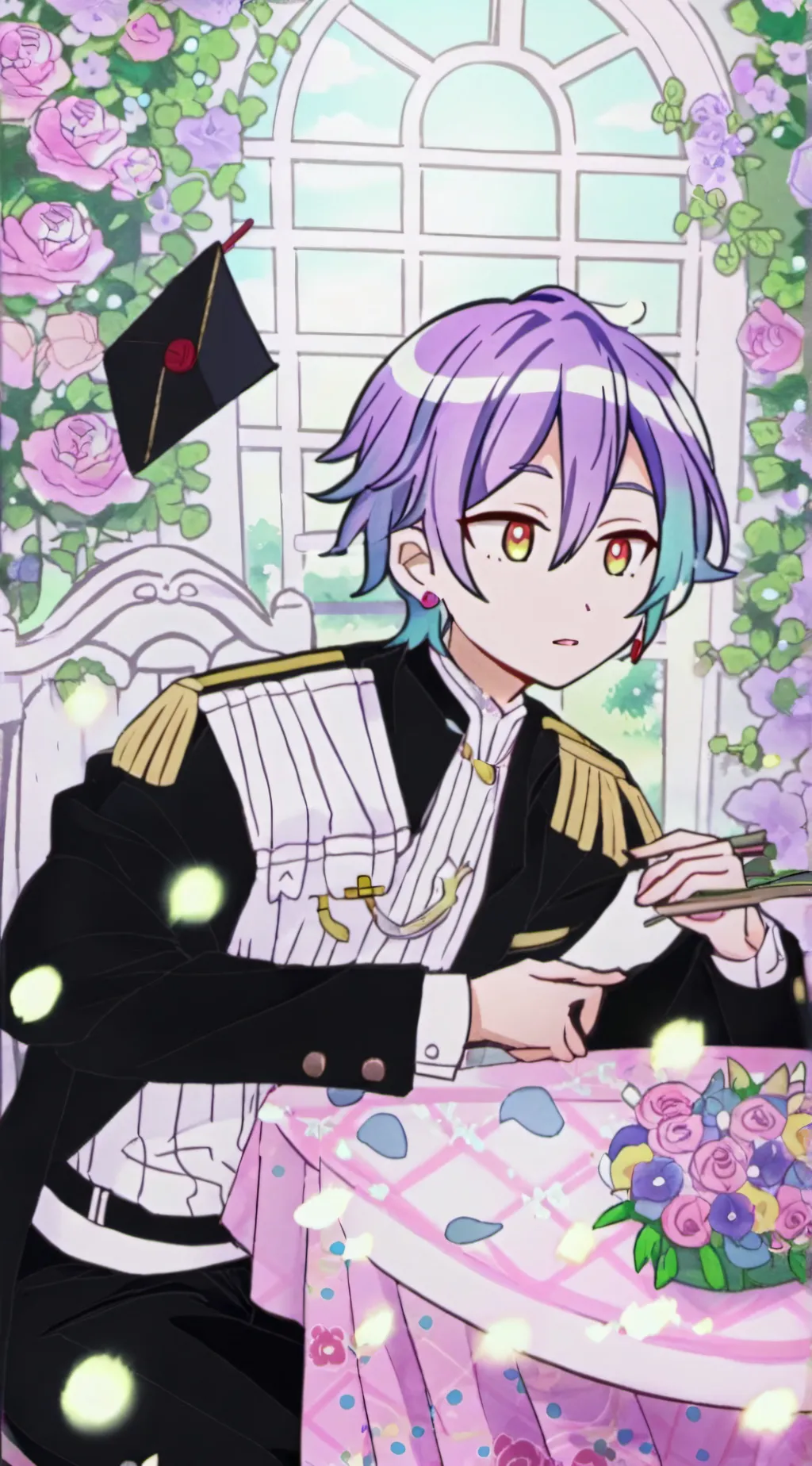 ai character: Rui Kamishiro! background
