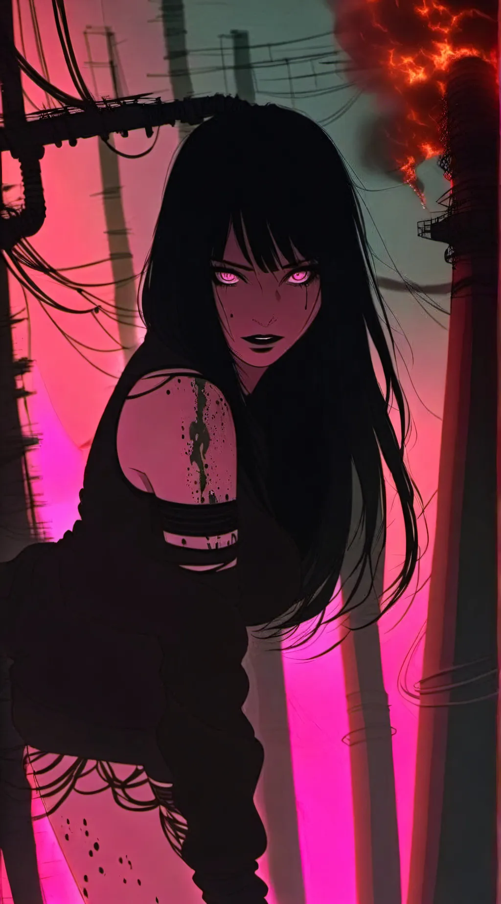 ai character: Shadow background