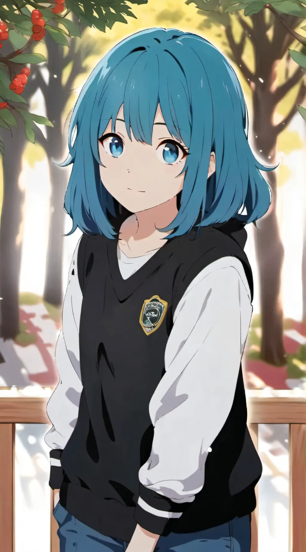 ai character: Berry  background