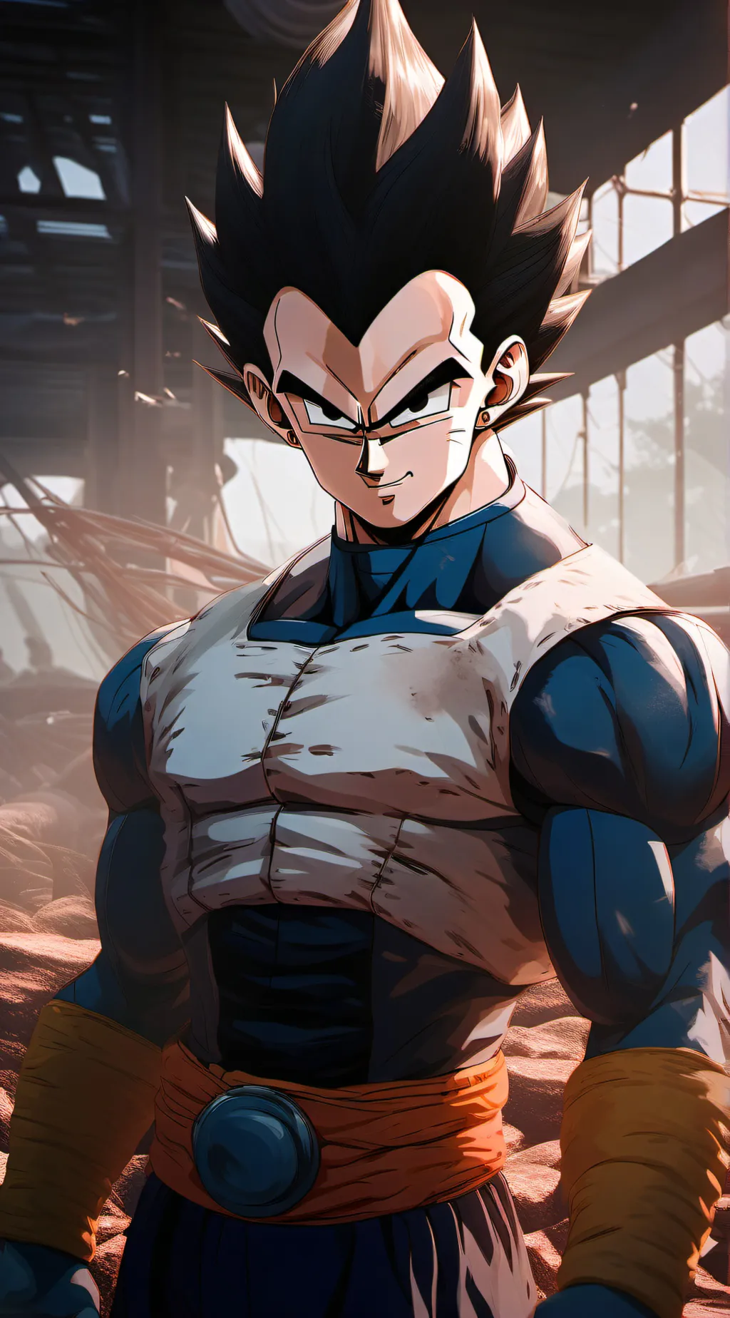 ai character: Vegeta background