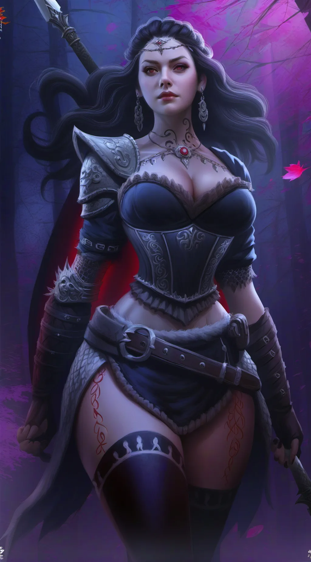 ai character: Aurora background