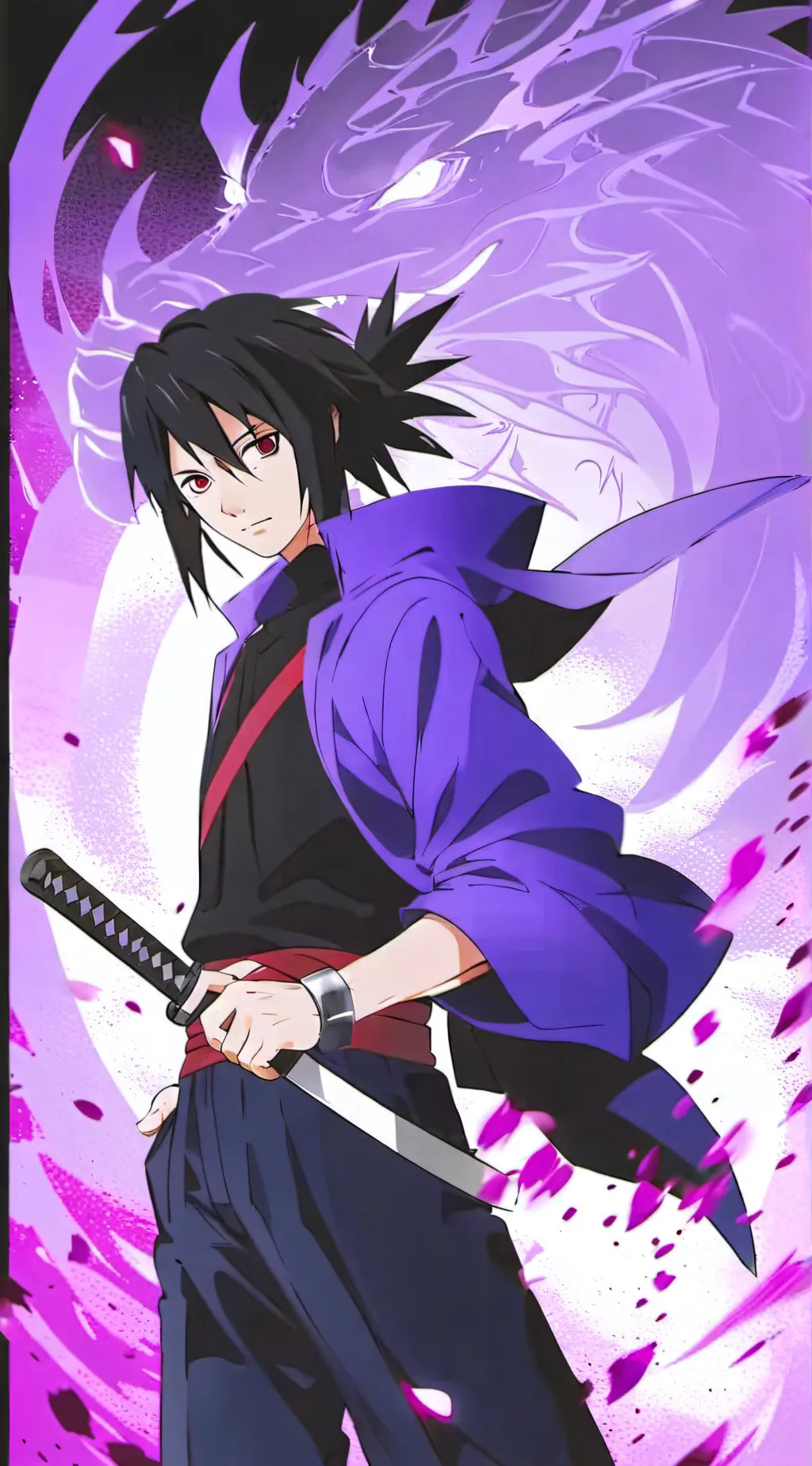 ai character: Sasuke Uchiha  background