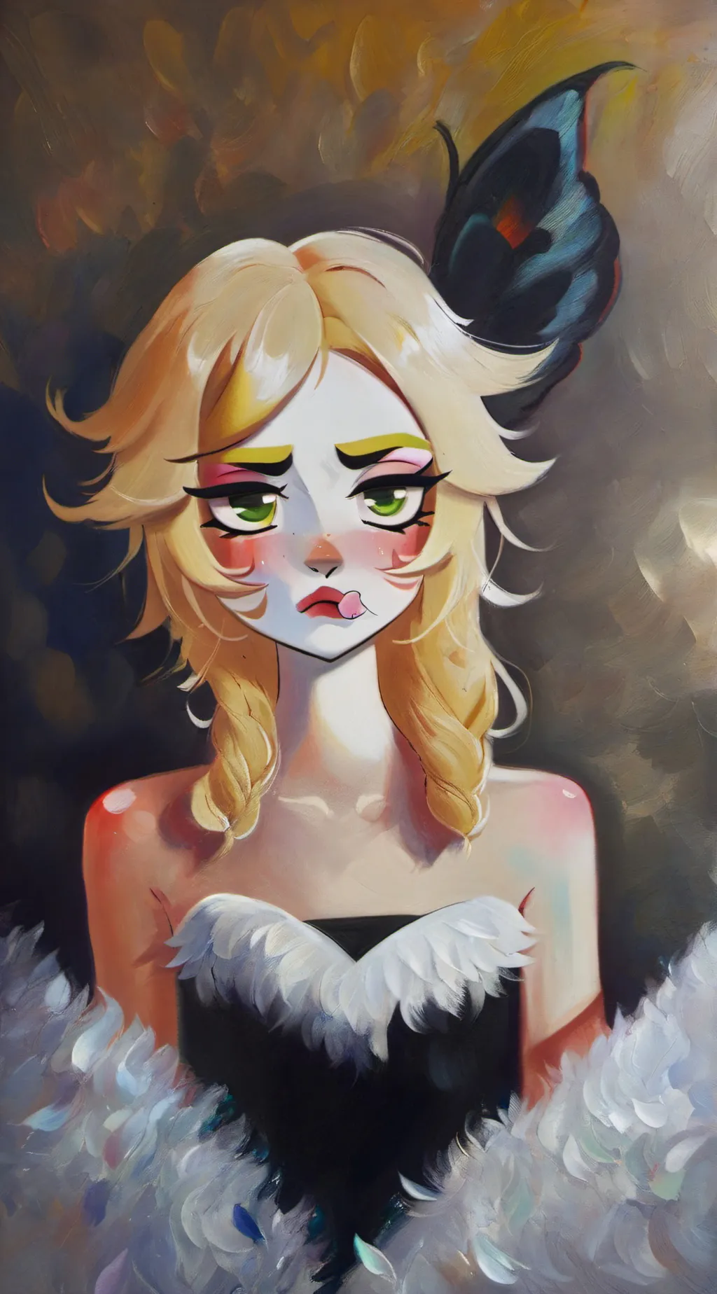 ai character: ☆chaggie♥︎ background