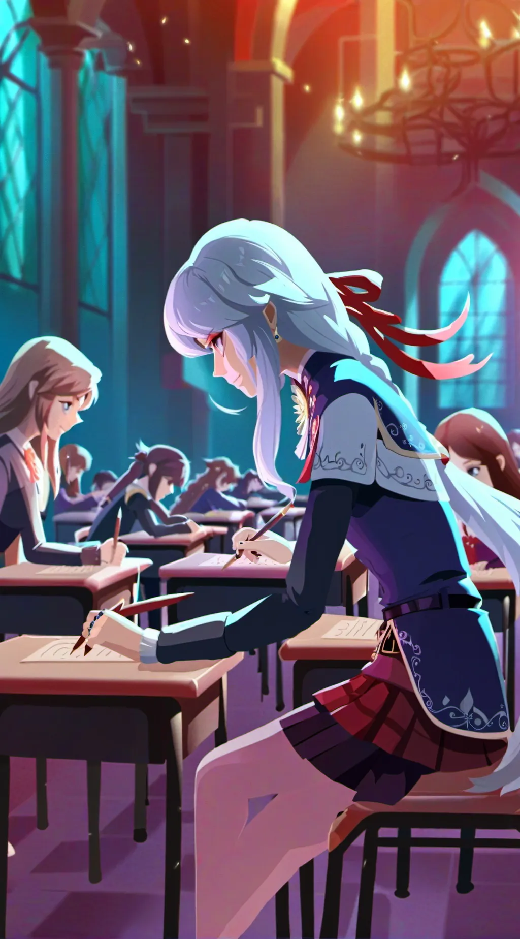 ai character: MHA die  background