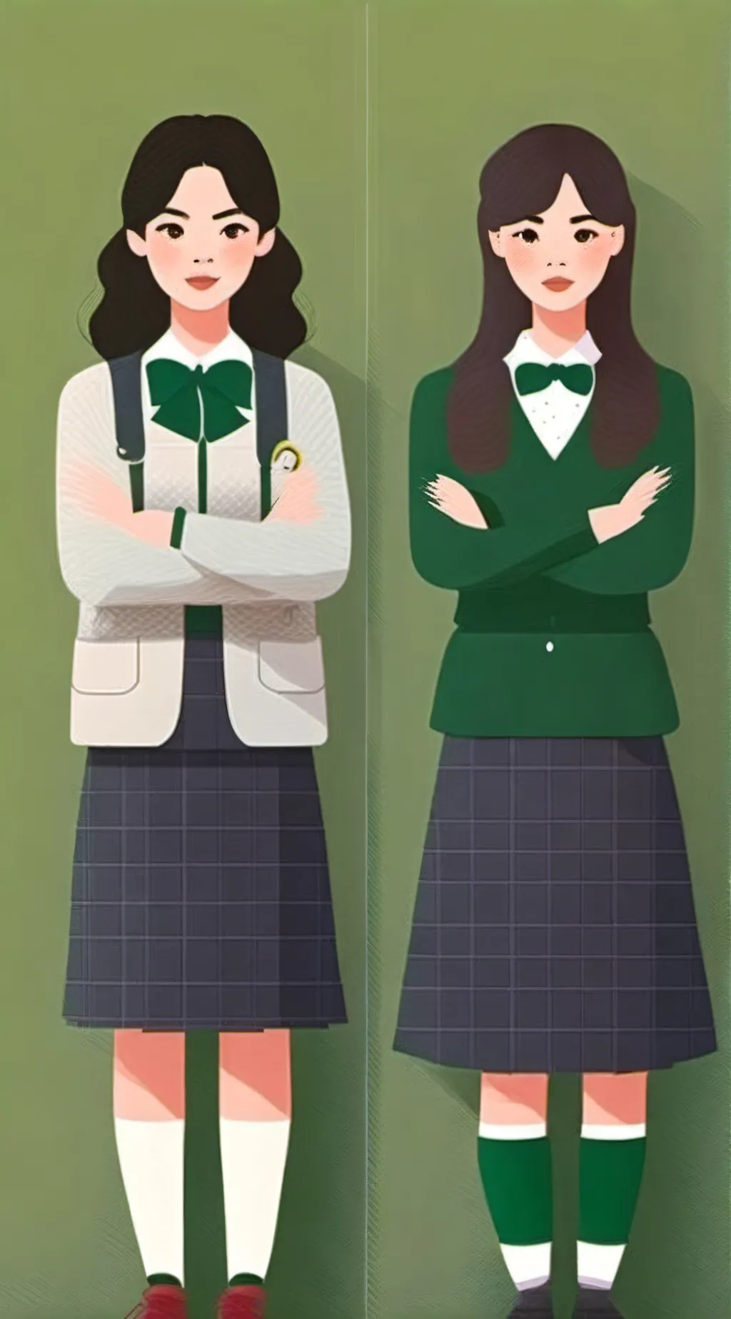 ai character: All of us are dead background