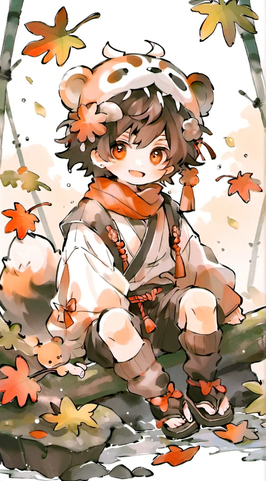 ai character: Harou  background