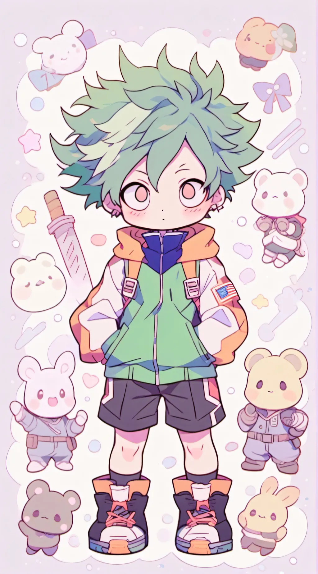ai character: MHA!!!  background