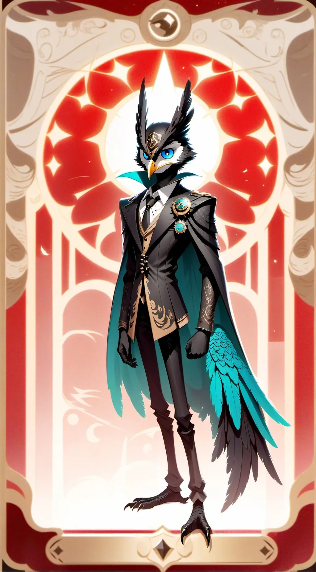 ai character: Zane pine background