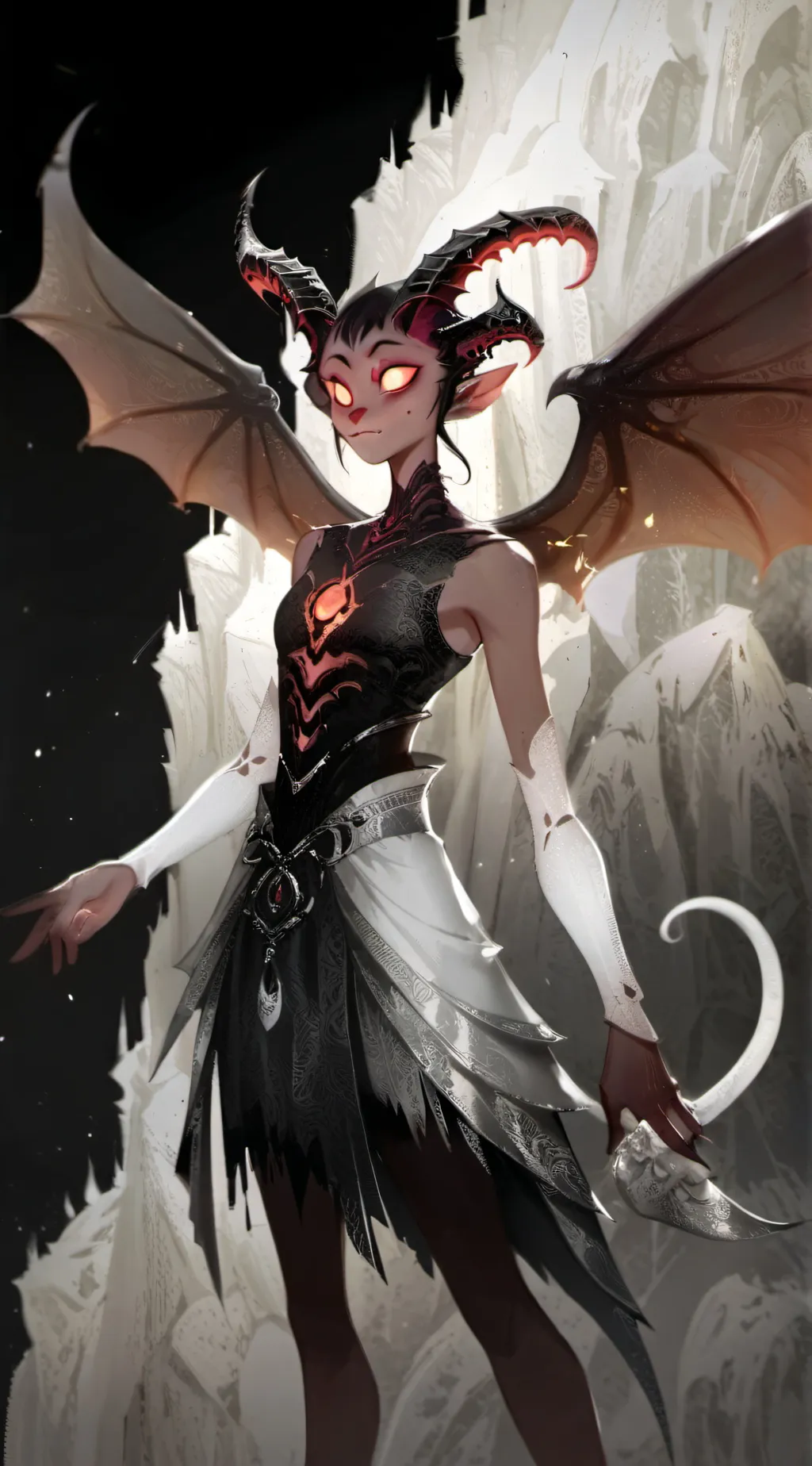 ai character: Helluva boss  background