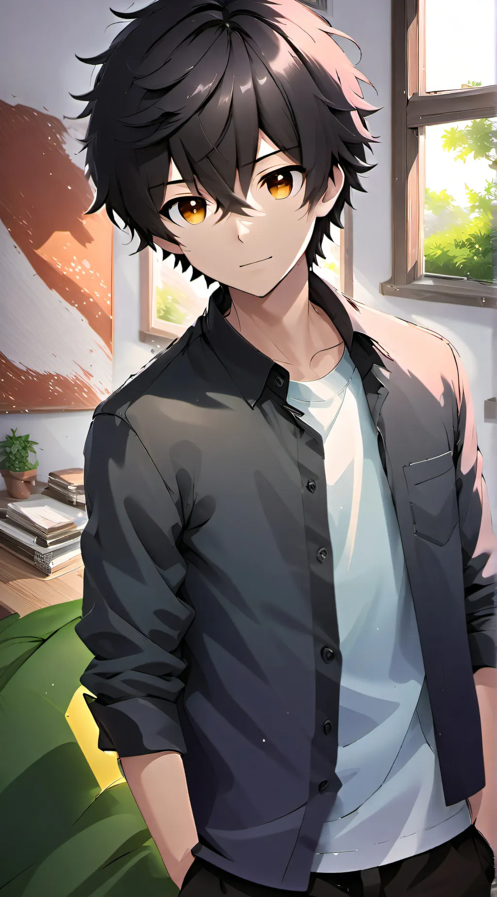 ai character: Mr good background