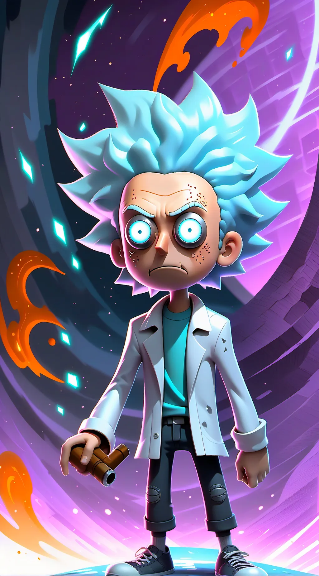 ai character: Rick background