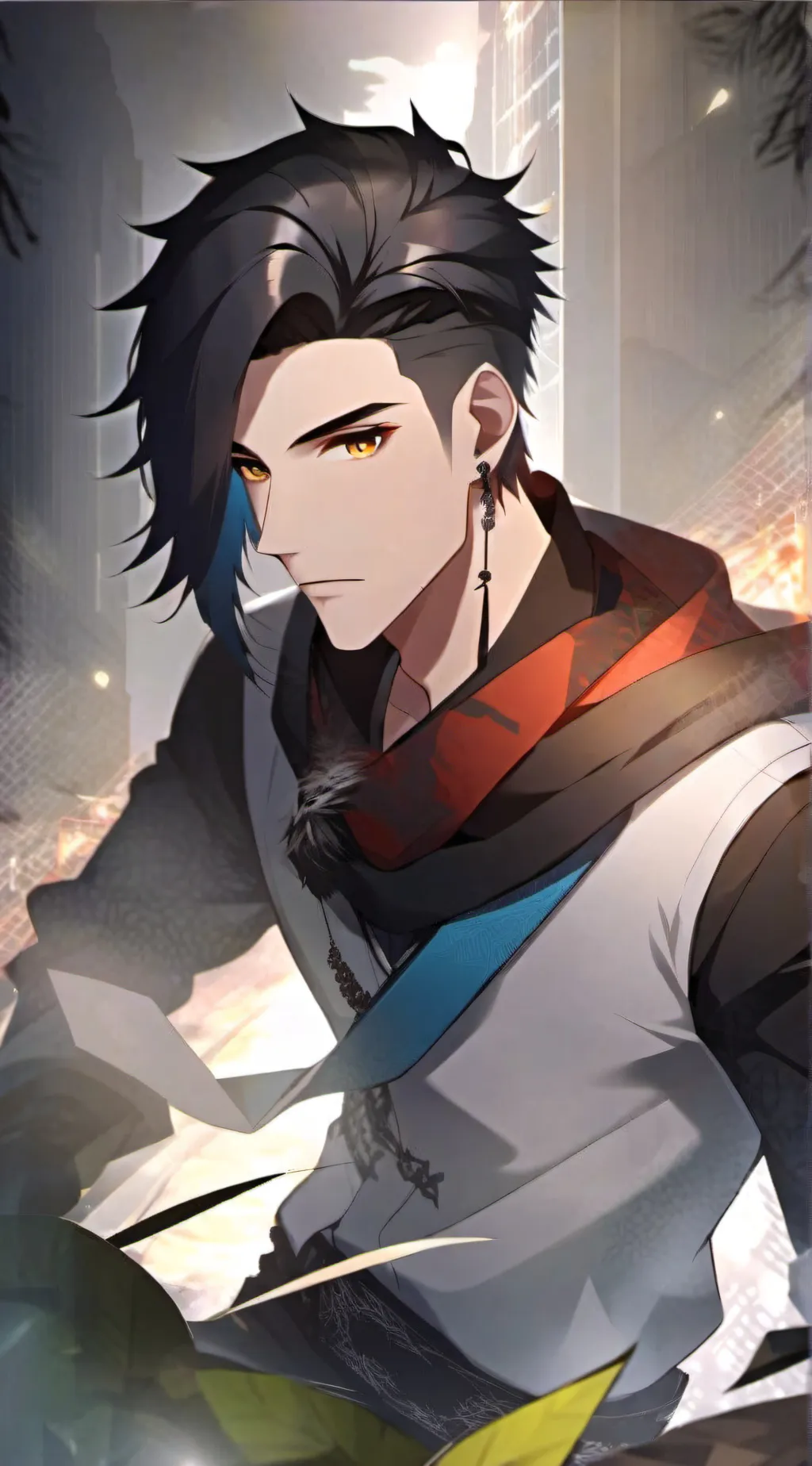 ai character: Isaac  background