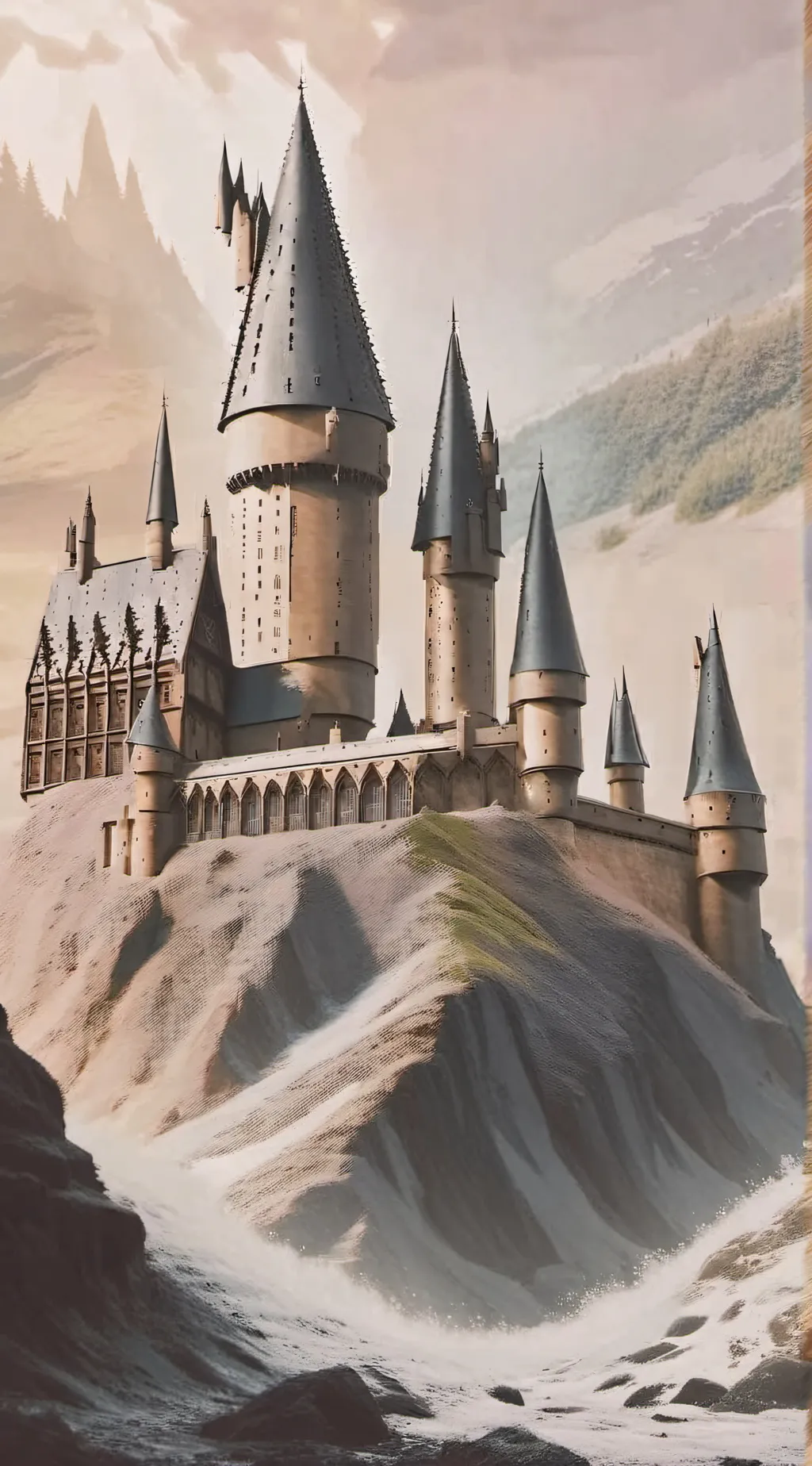ai character: Hogwarts background