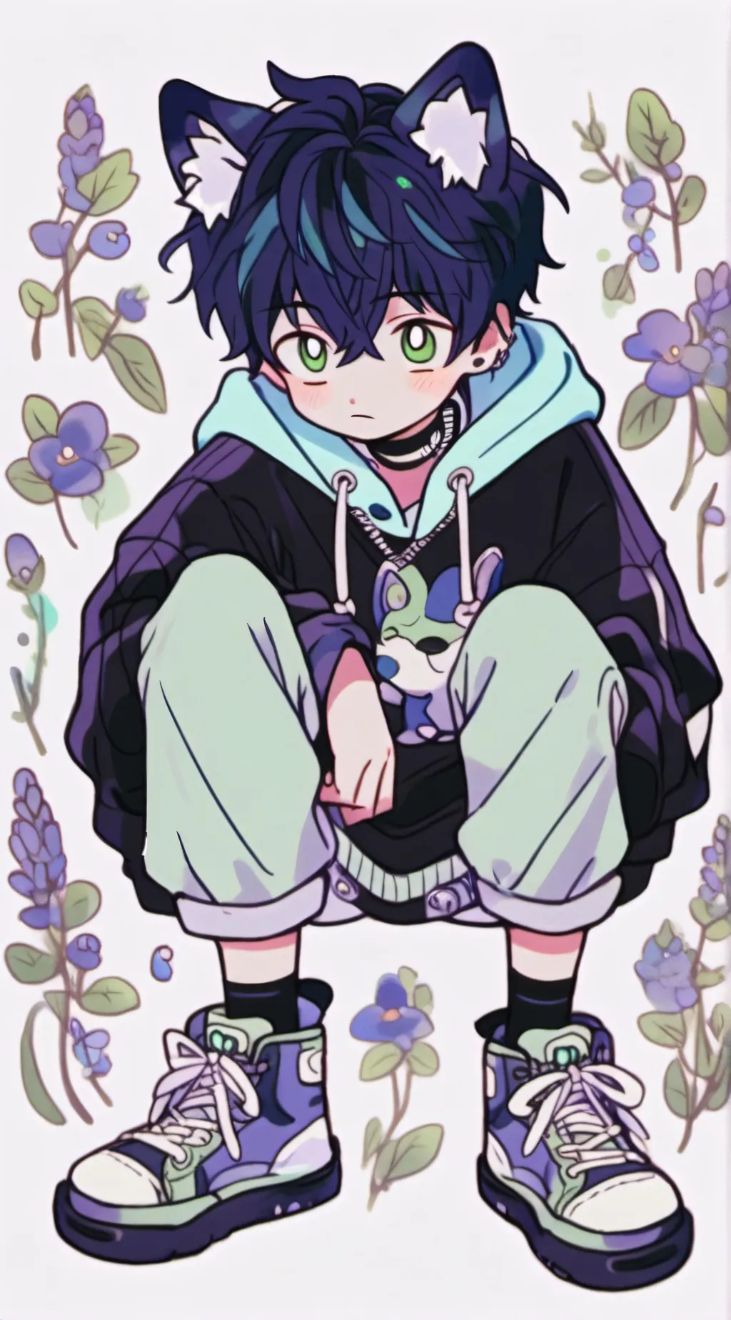 ai character: Theo background