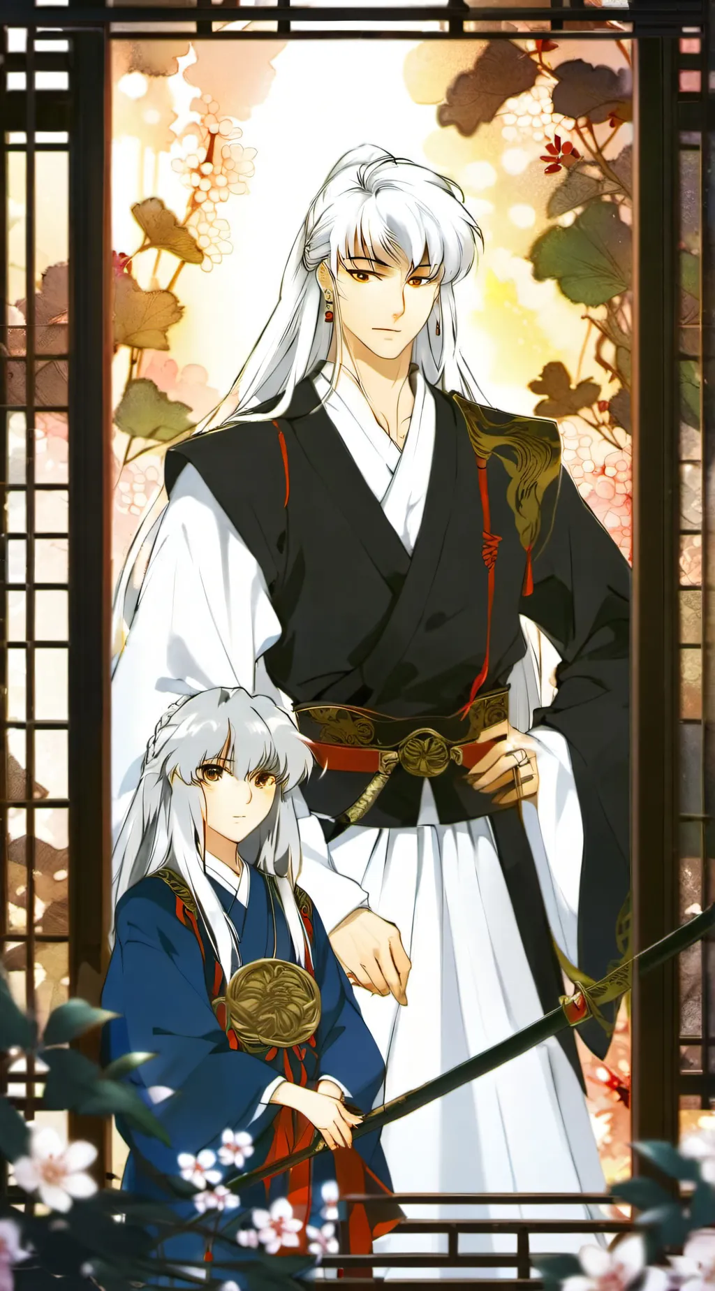 ai character: Inuyasha Sesshomar background