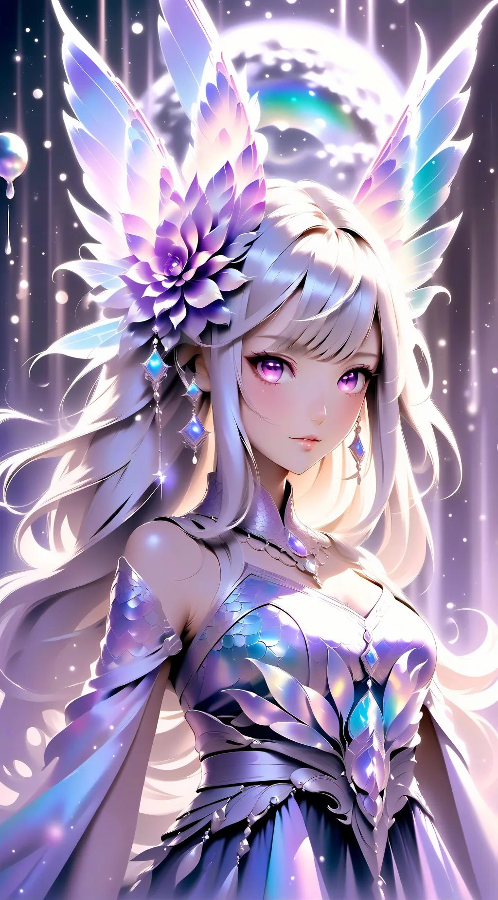 ai character: Monster highschool background