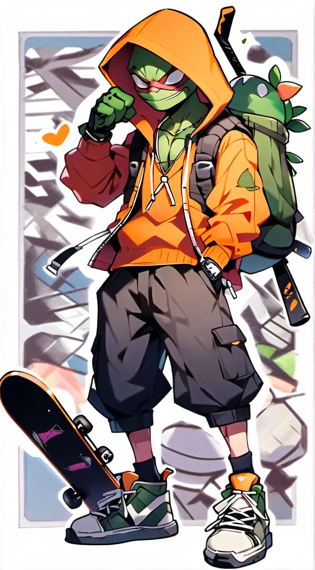 ai character: Mikey 2012 skate  background