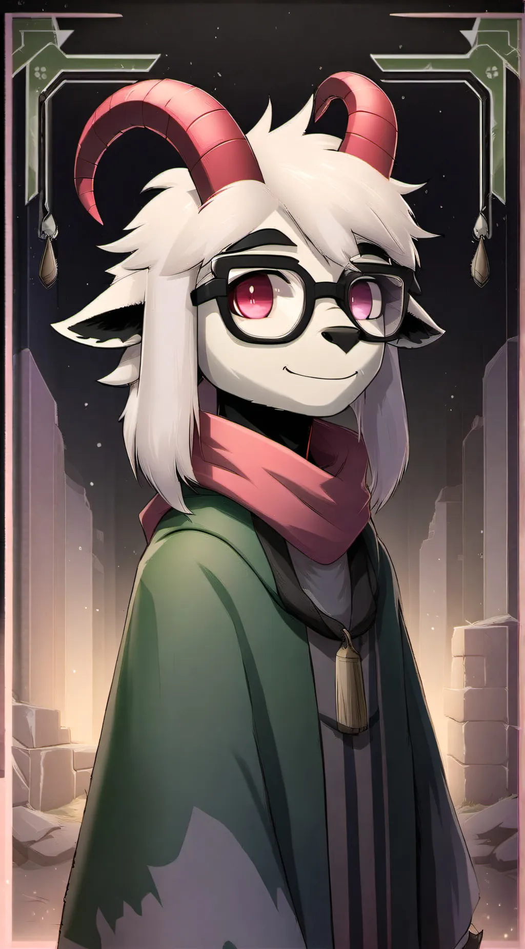 ai character: Ralsei background