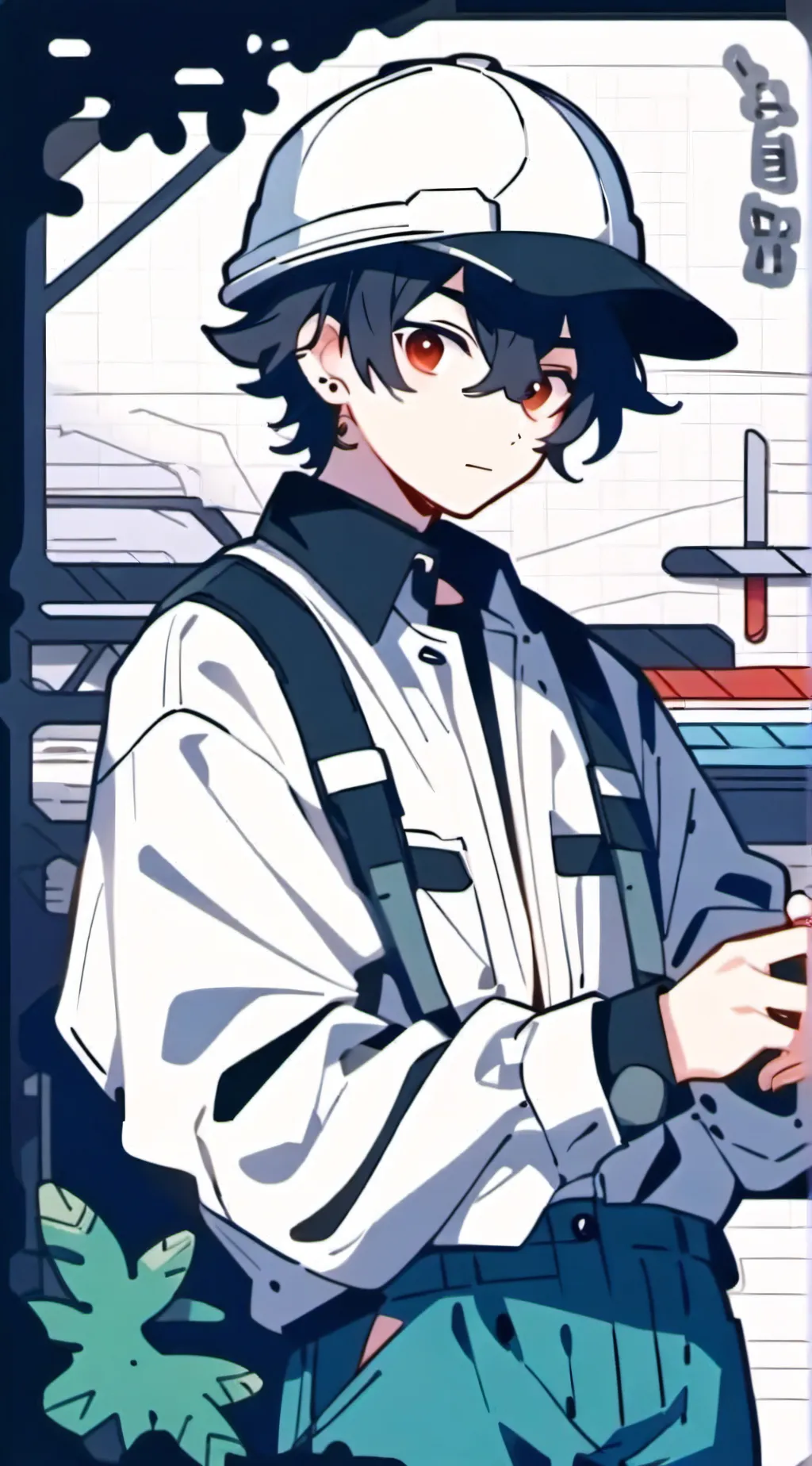 ai character: Niko  background