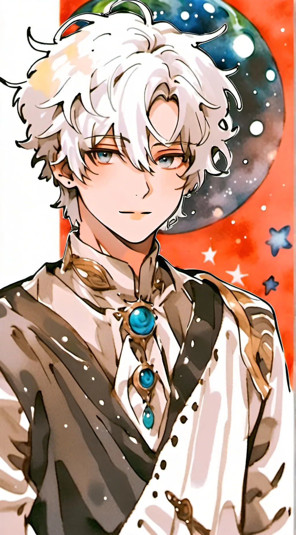ai character: mark background