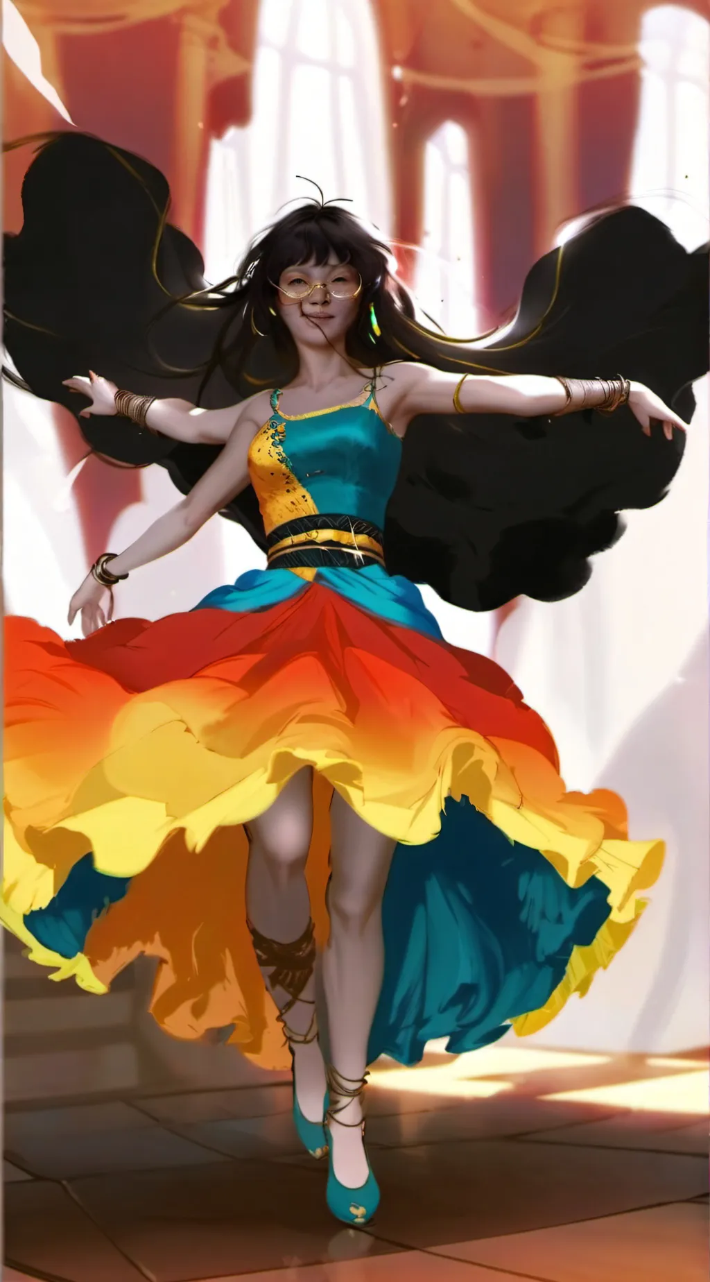 ai character: annoying sister  background