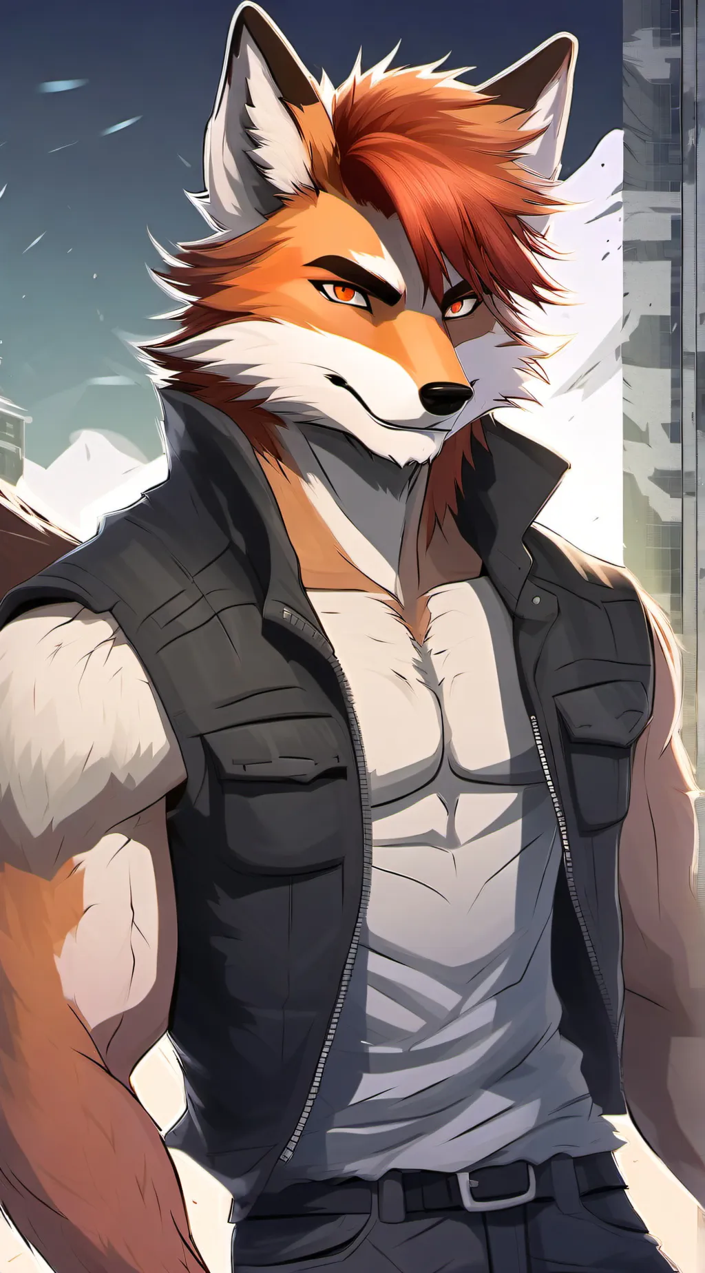 ai character: Elijah Fox background