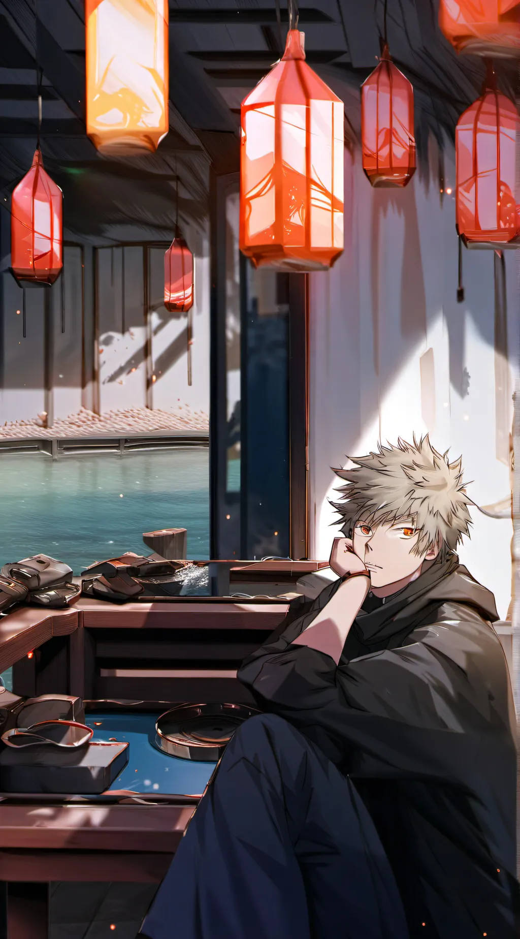 ai character: Bakugo background