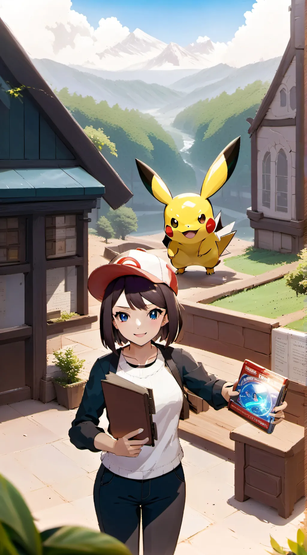 ai character: pokemon rpg background