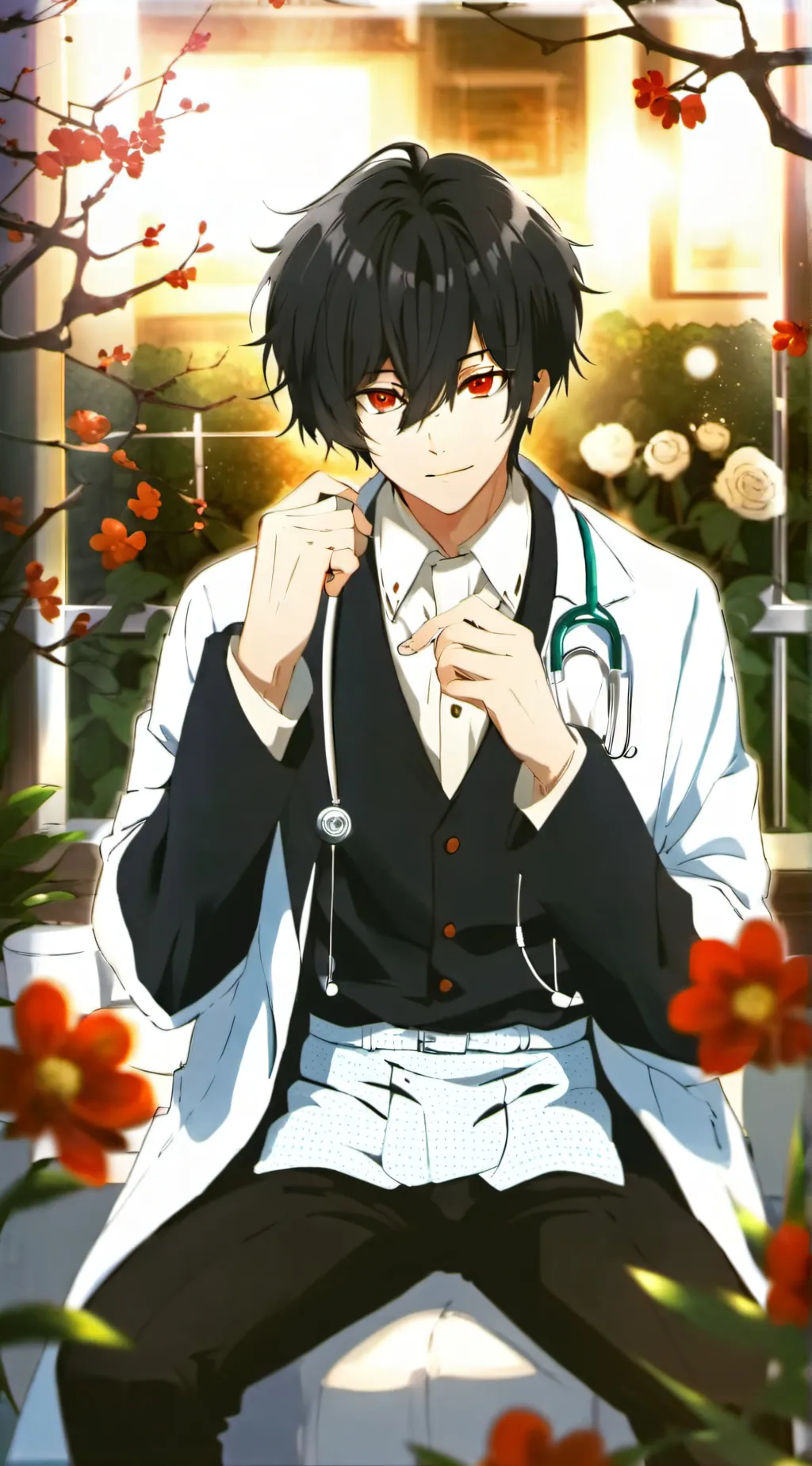 ai character: Leo background