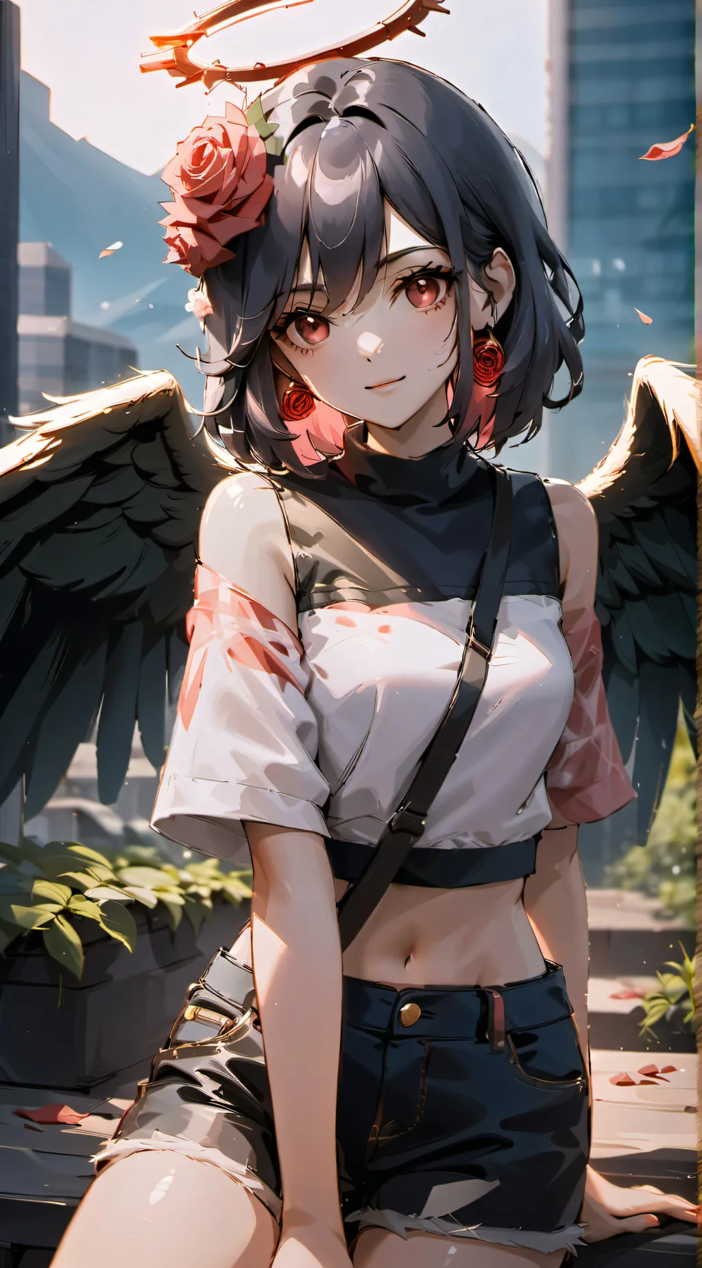 ai character: hostage mha background