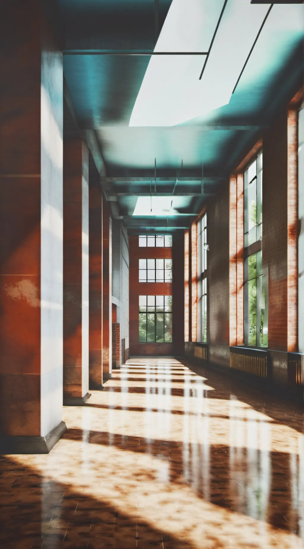 ai character: school lockdown background