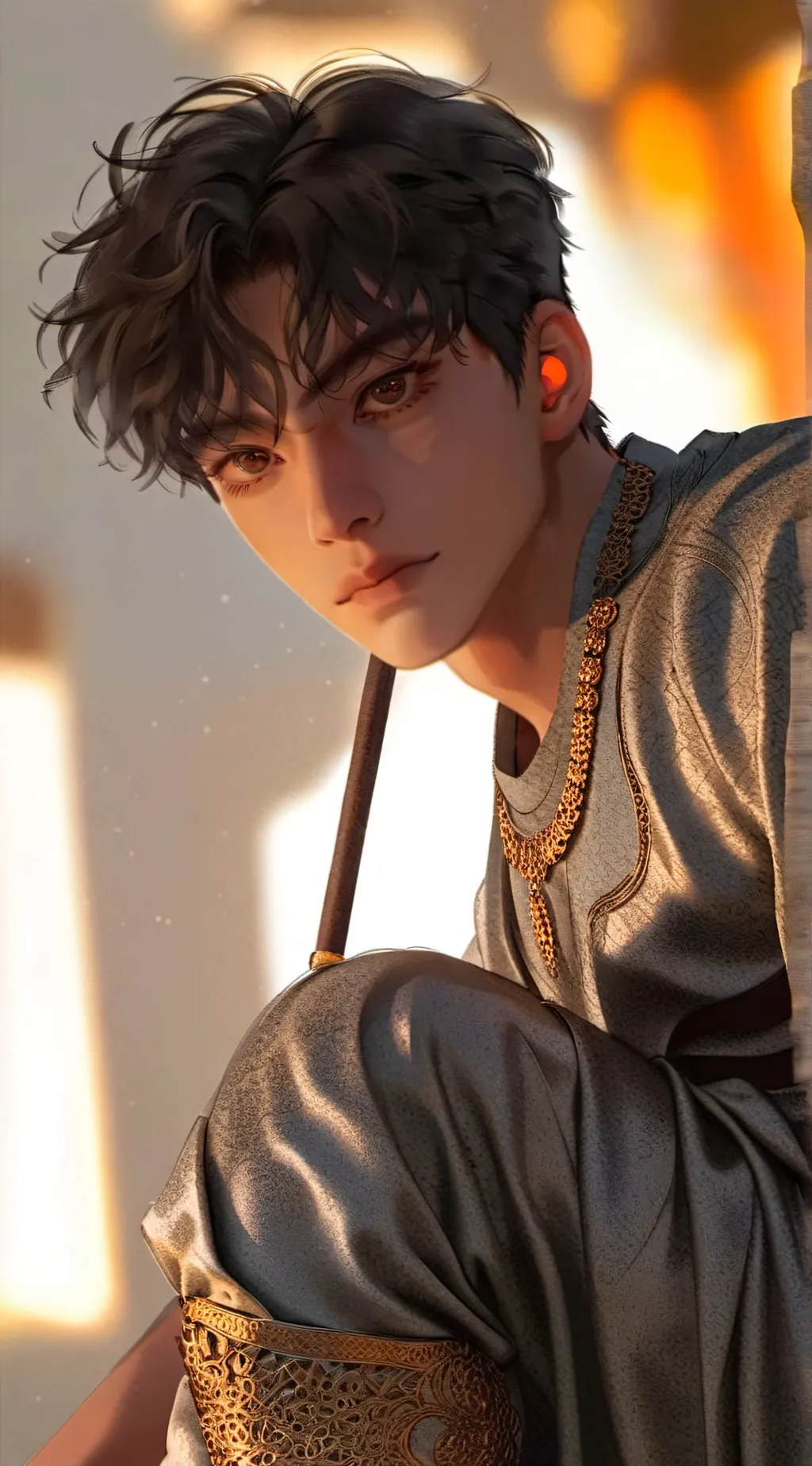 ai character: LOGAN😘🤩🥵😫 background