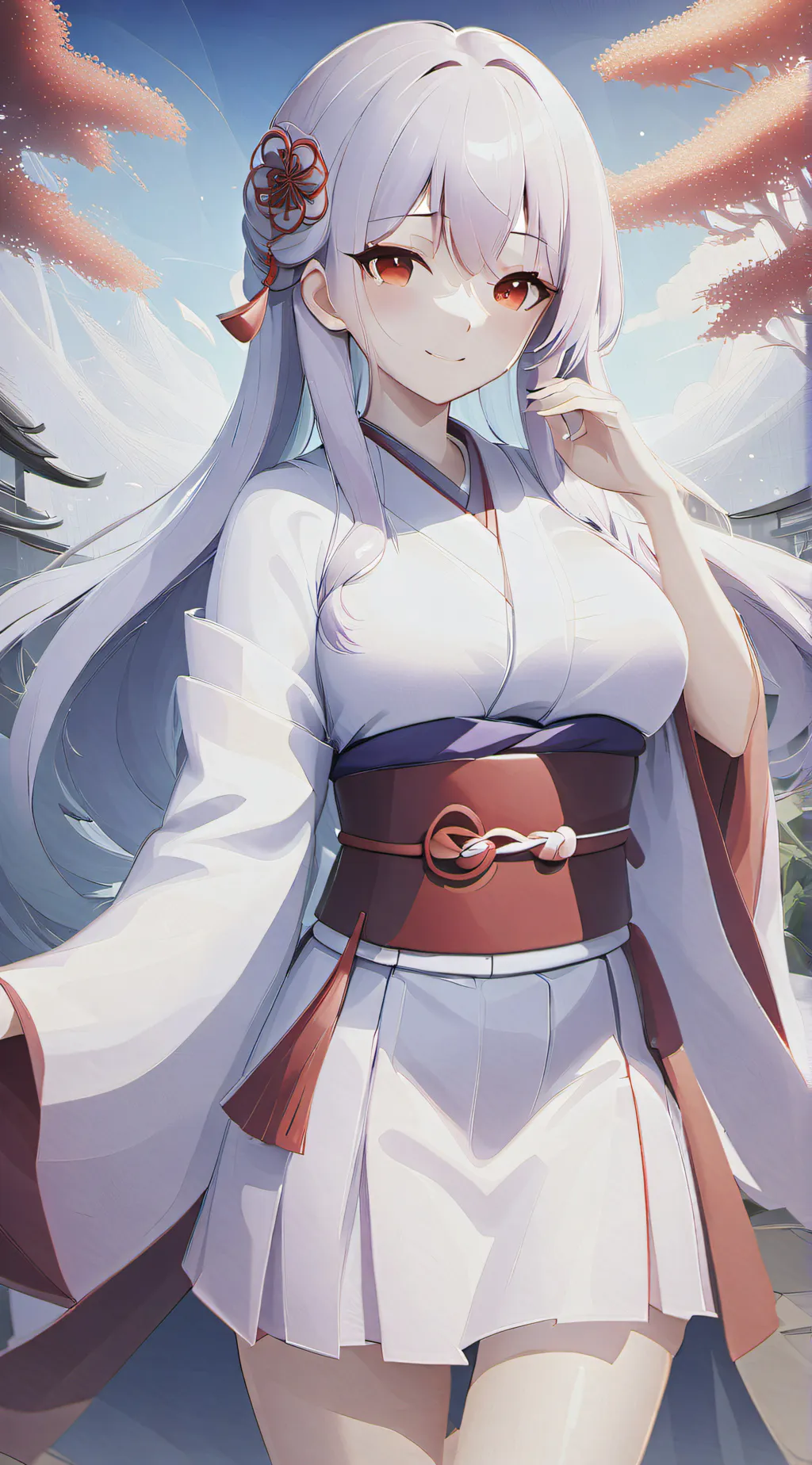 ai character: Yuki-Onna background