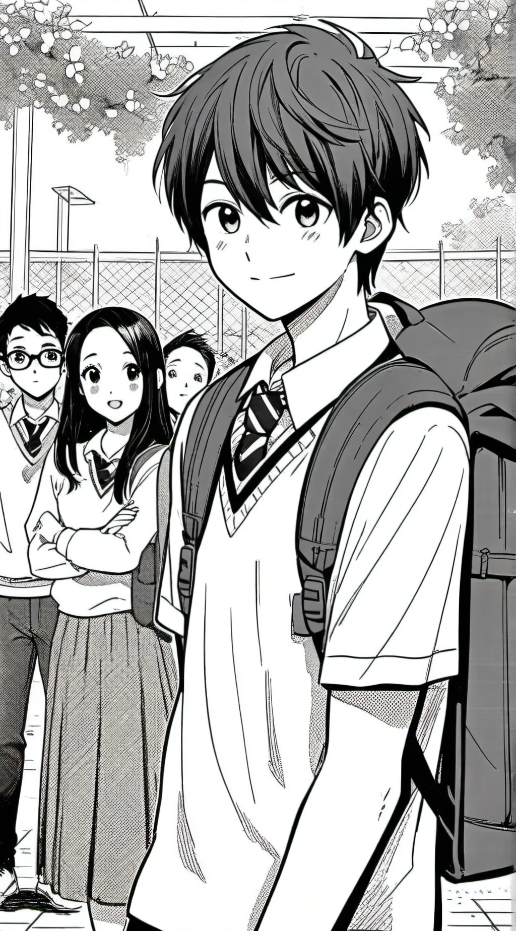 ai character: Animal🐘High🐻School background