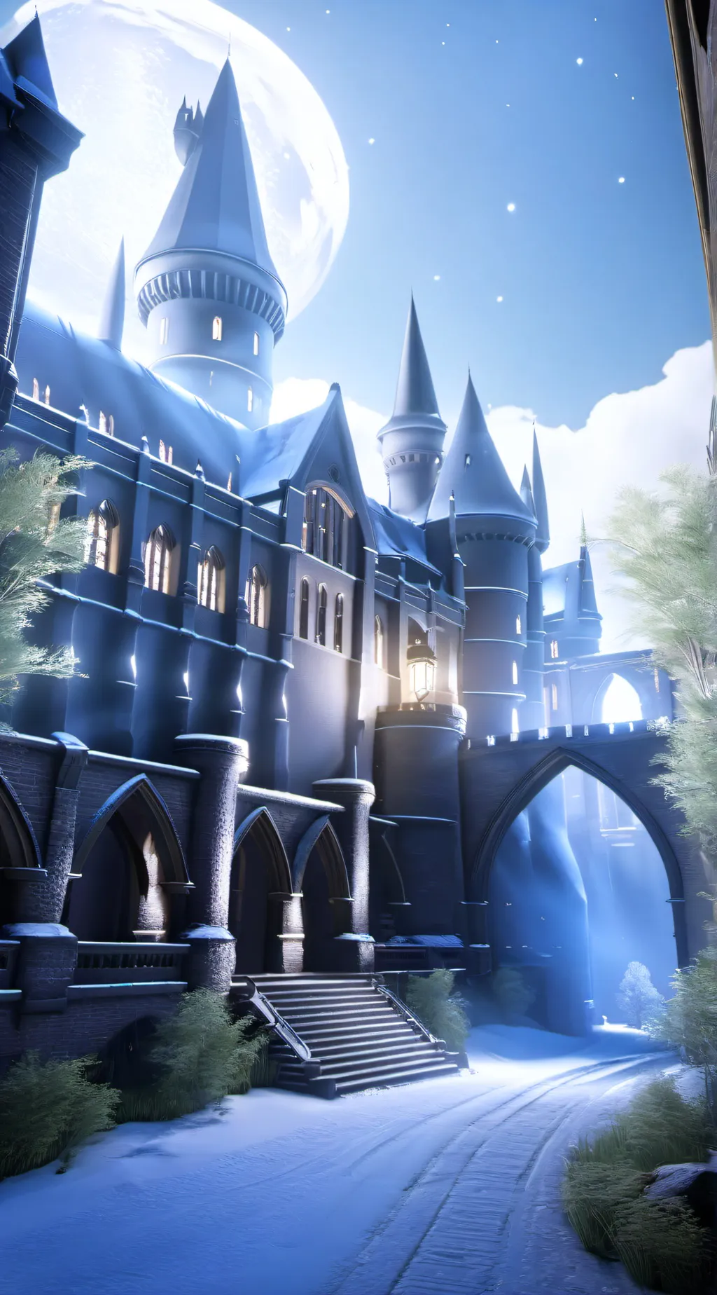 ai character: hogwarts  background