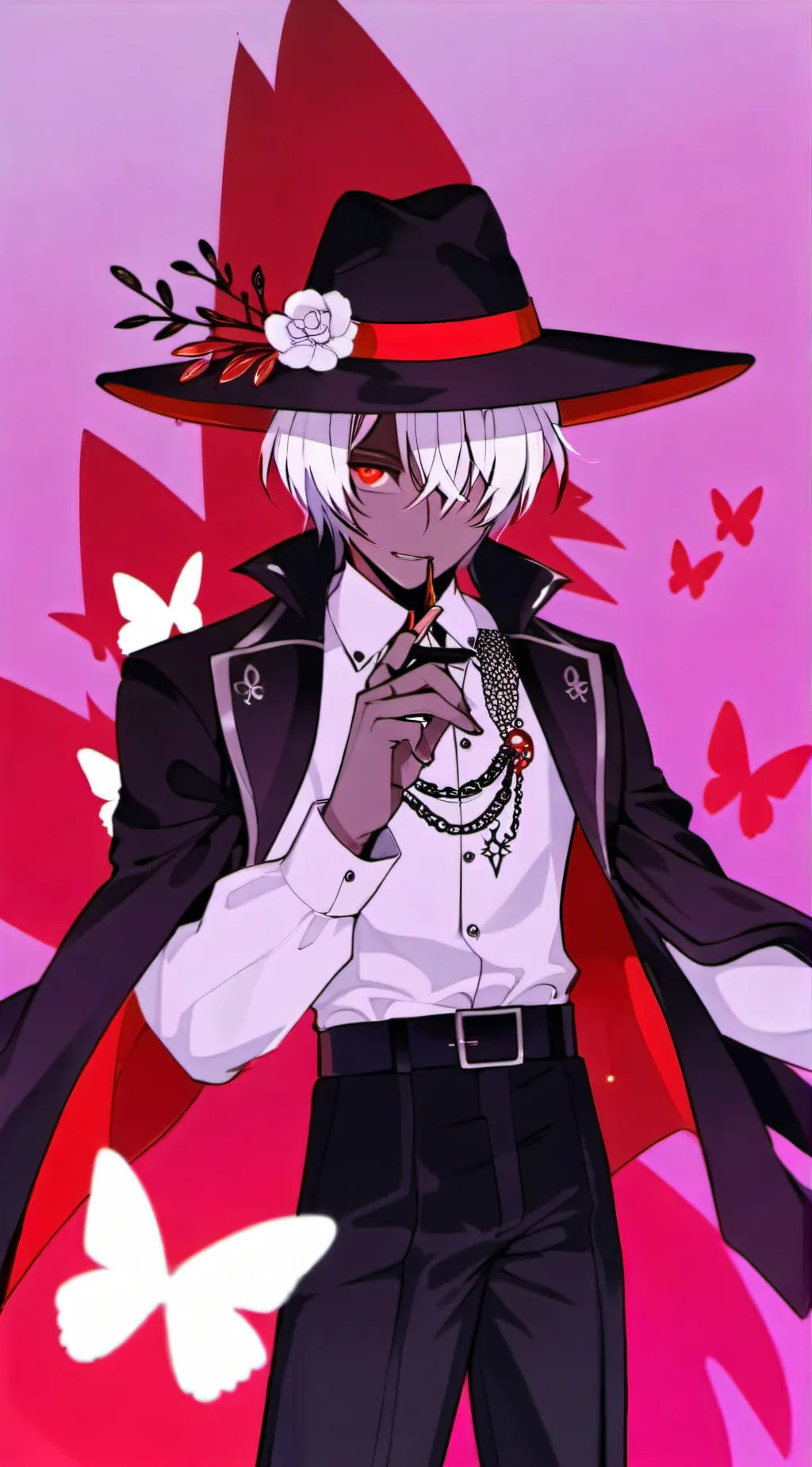 ai character: Valentino  background