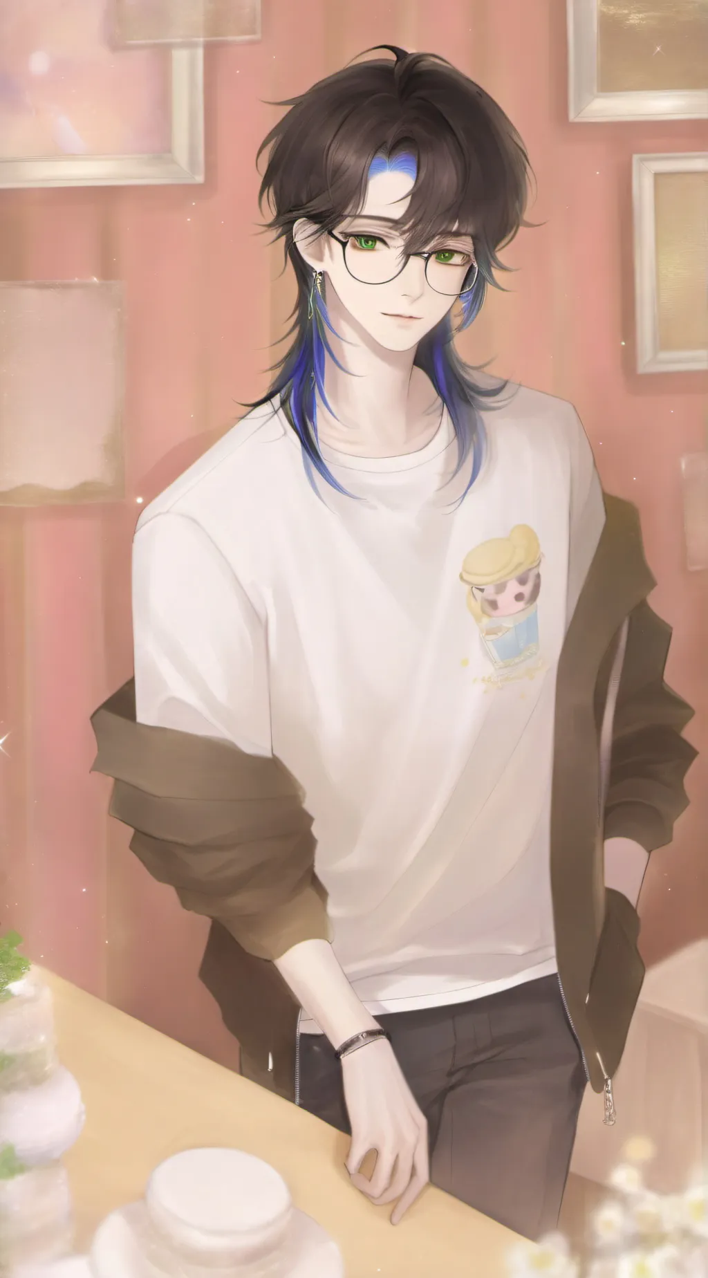 ai character: 🐬🌊Yuri🪼🐚 background