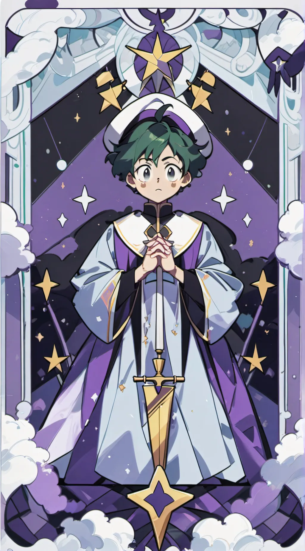 ai character: deku background